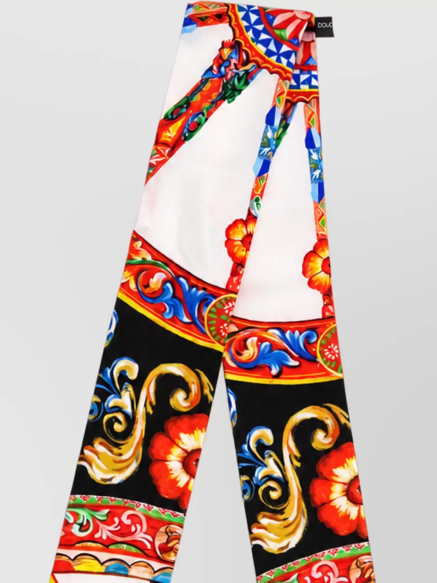 Dolce&Gabbana Silk Bandeau Scarf