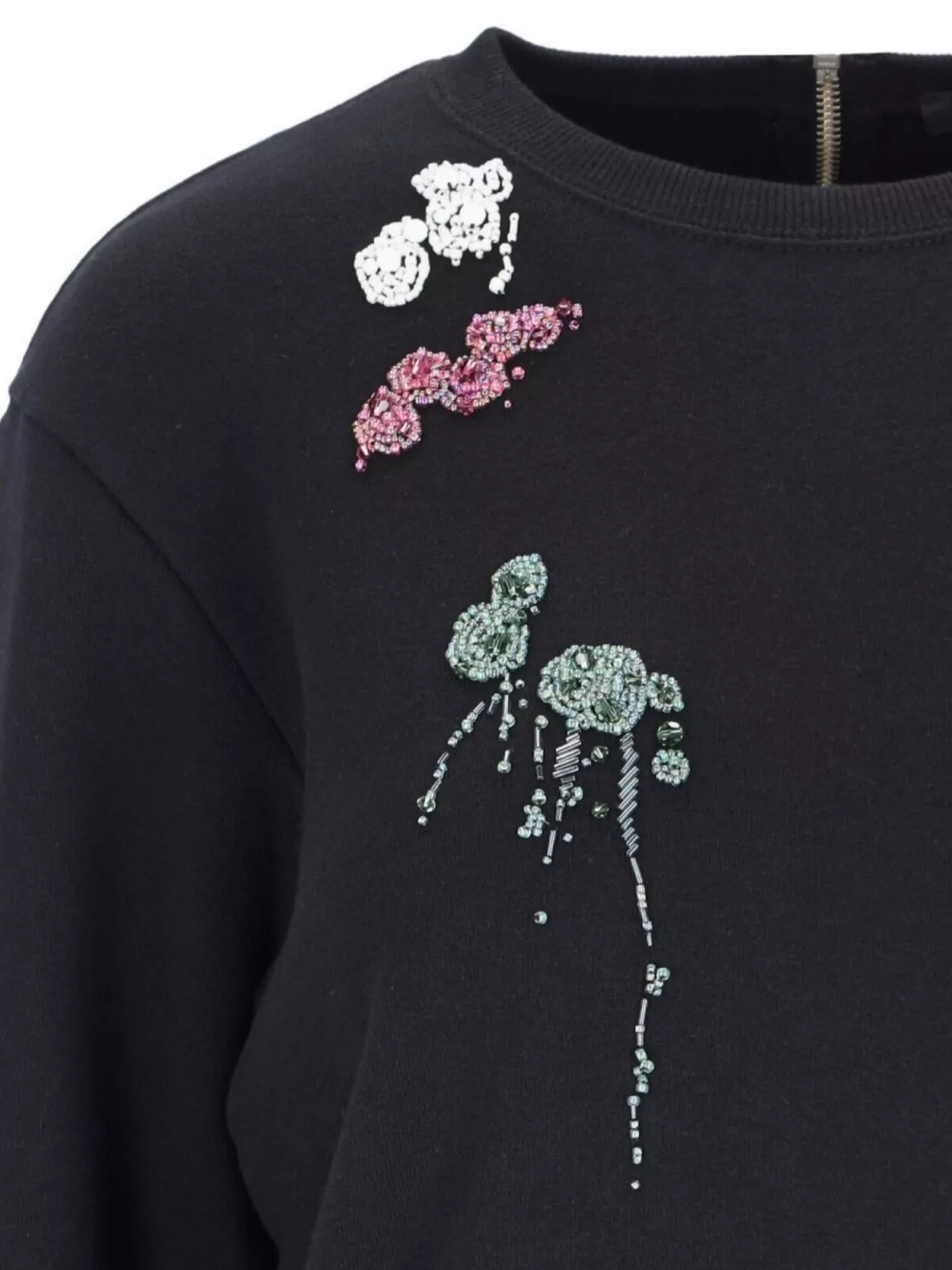 Undercover Embellished Knitwear With Ribbed Cuffs And Hem