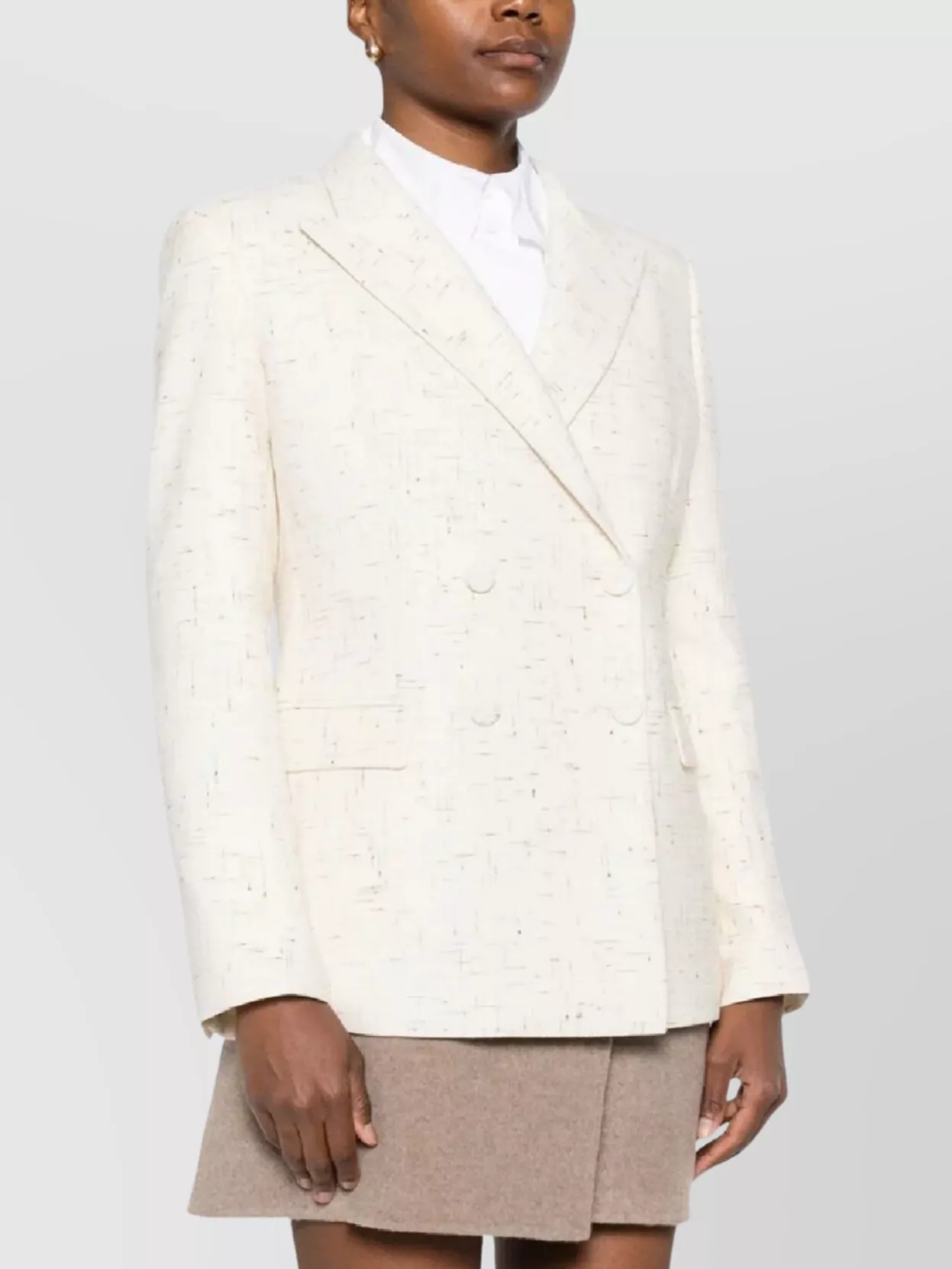 Fabiana Filippi Tailored Jacket With Notched Lapels And Pockets
