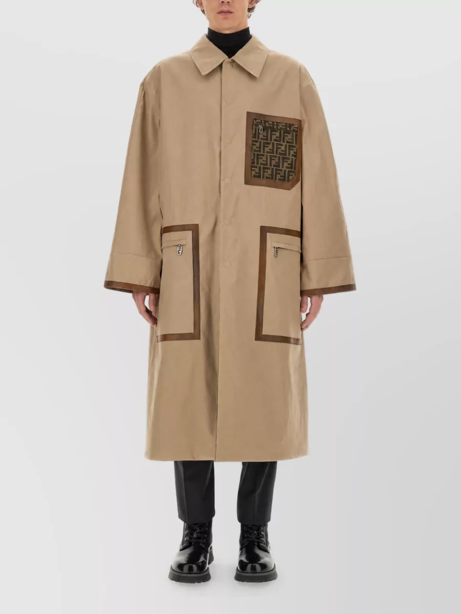 Fendi Cotton Trench Coat
