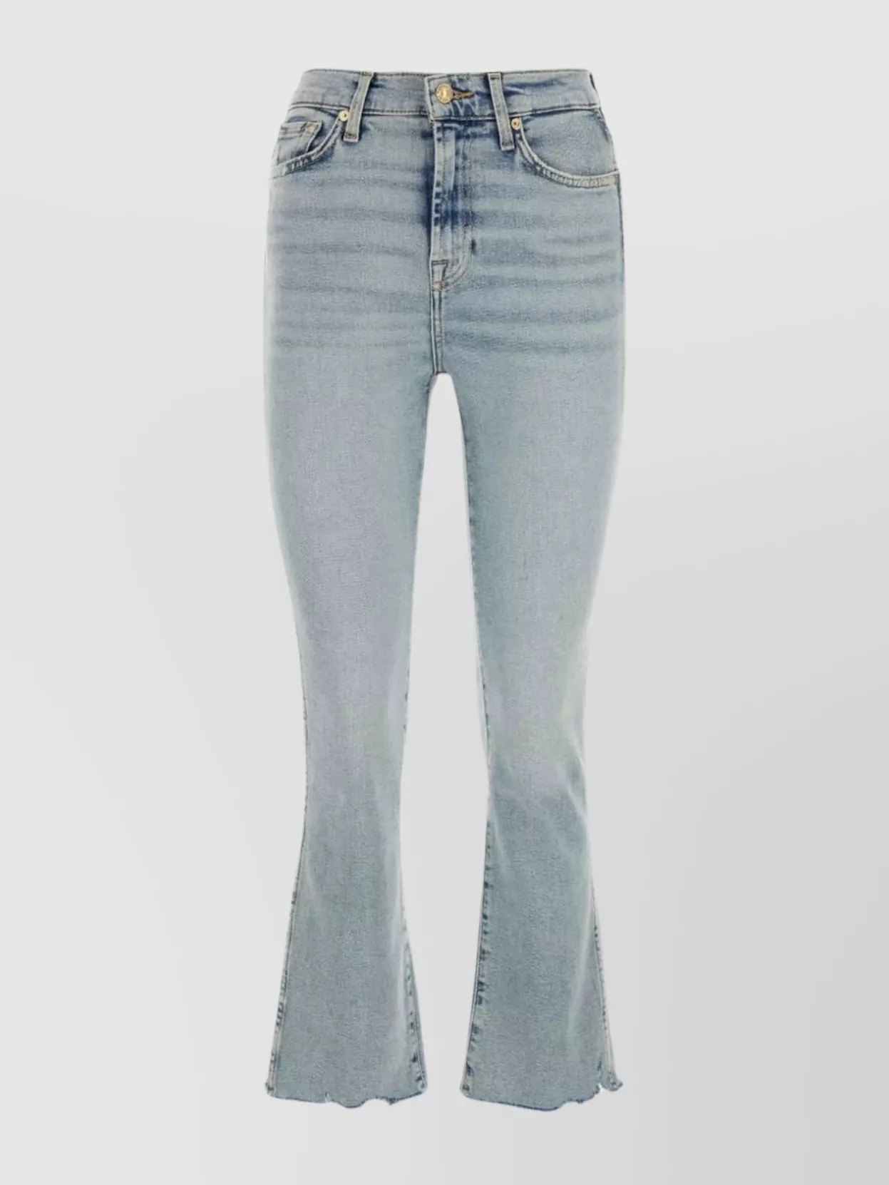 Shop 7 For All Mankind Slim Flared Denim Trousers
