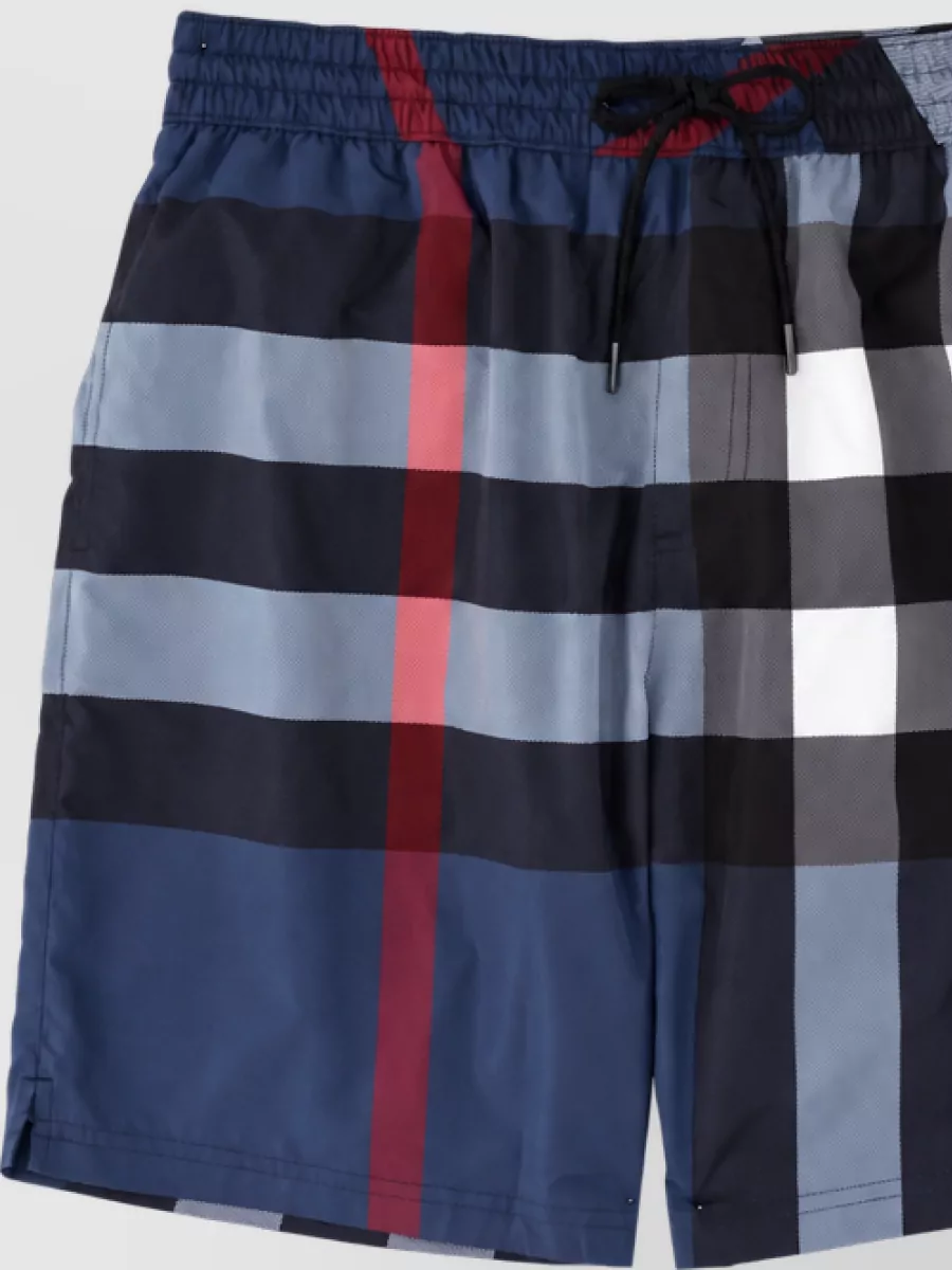 Burberry checked chino shorts