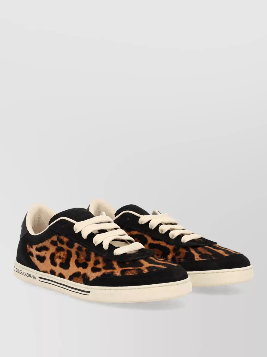 Dolce&Gabbana Leather Saint Tropez Low-Top Sneakers