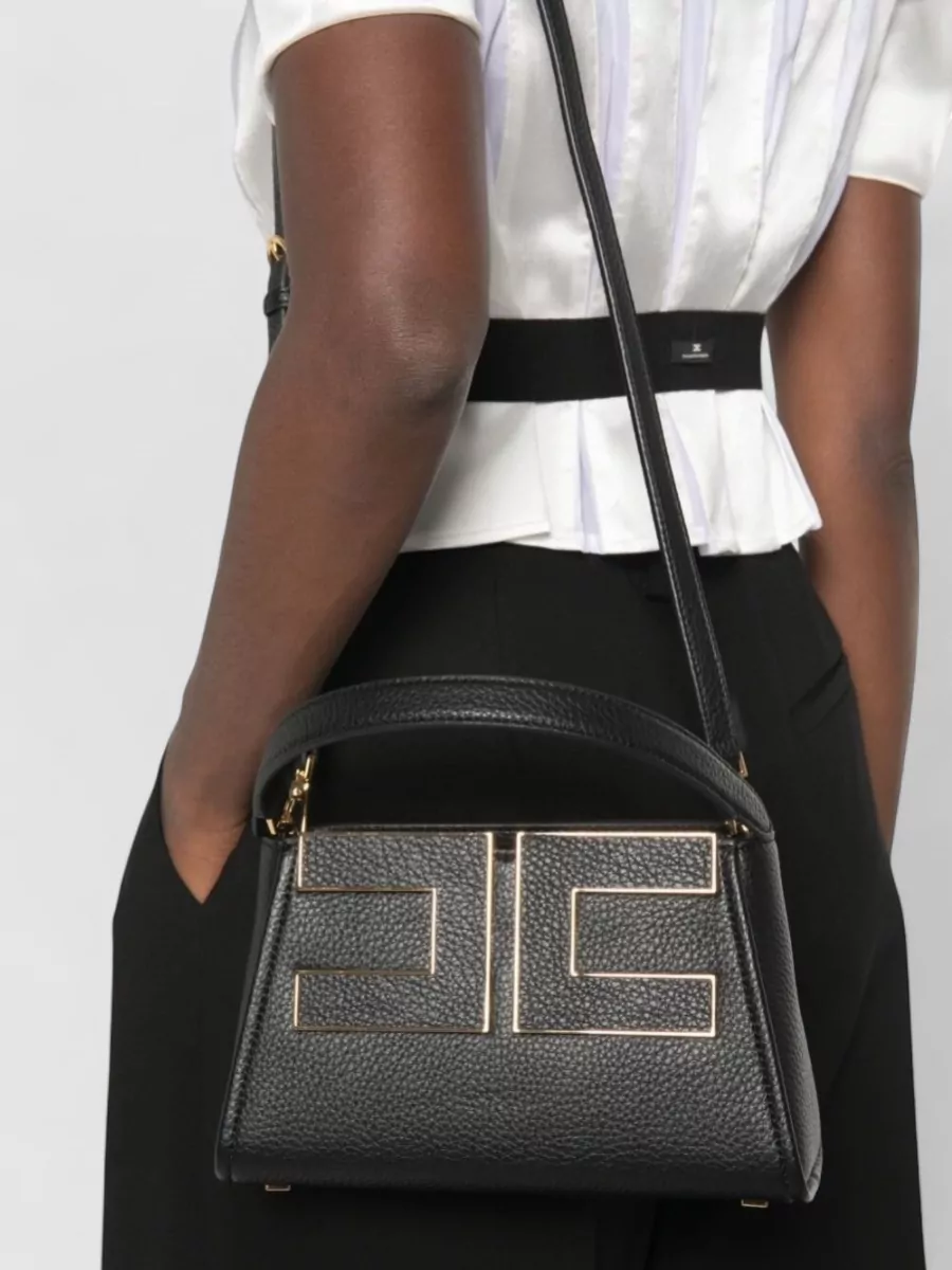 Elisabetta Franchi Faux Leather Shoulder Bag