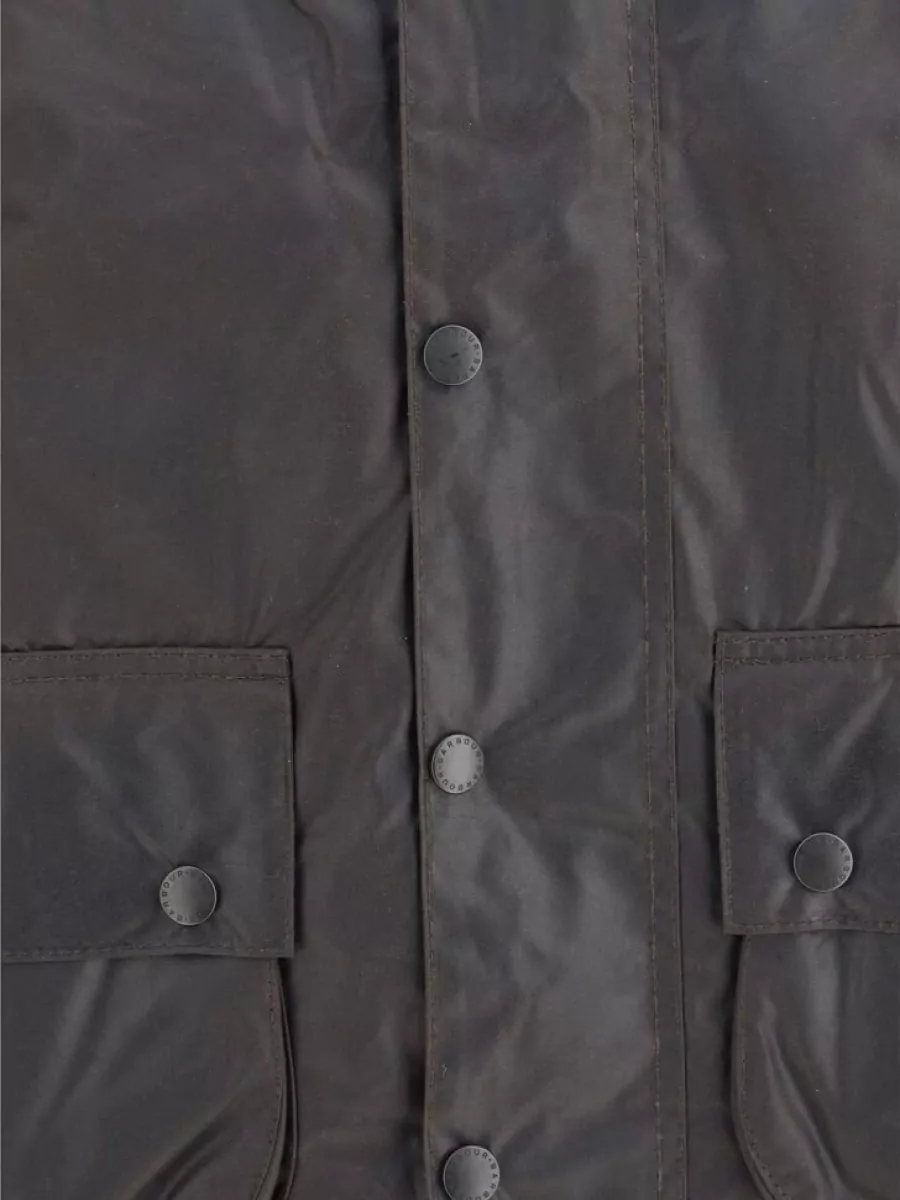Barbour Waxed Cotton Single Breasted Coat