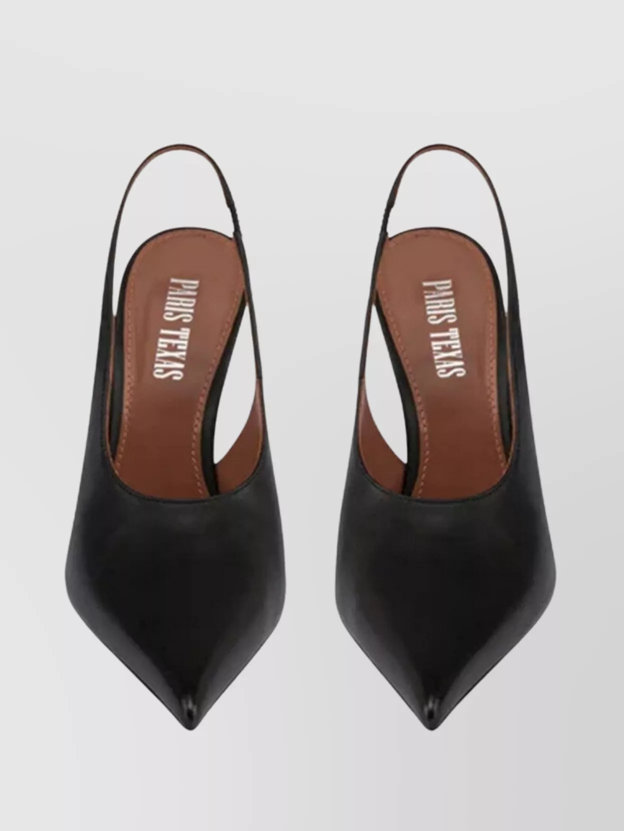 Paris Texas Nina Slingback Leather Wedge Pumps