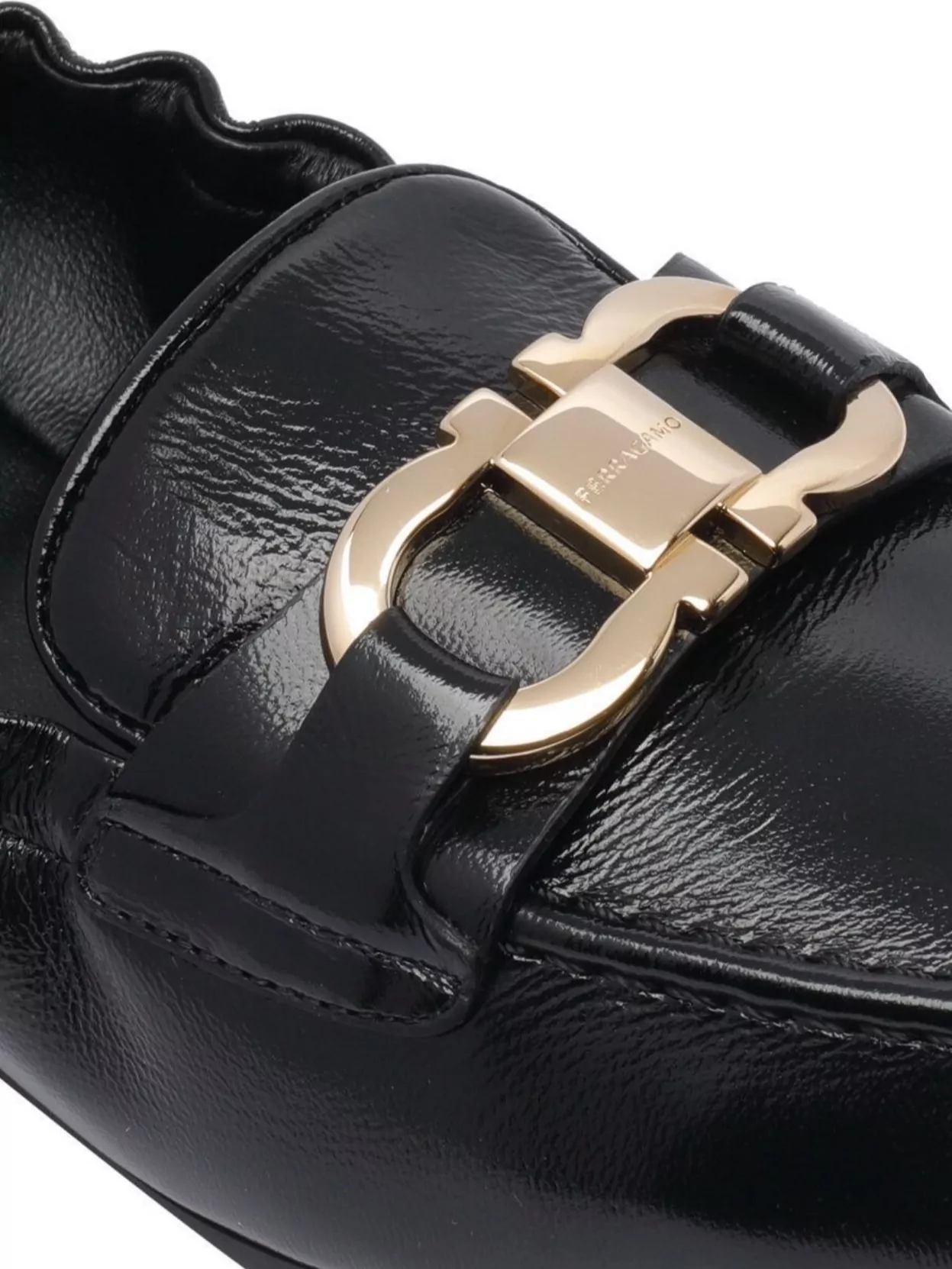 Ferragamo Loafers With Golden Buckle Detail