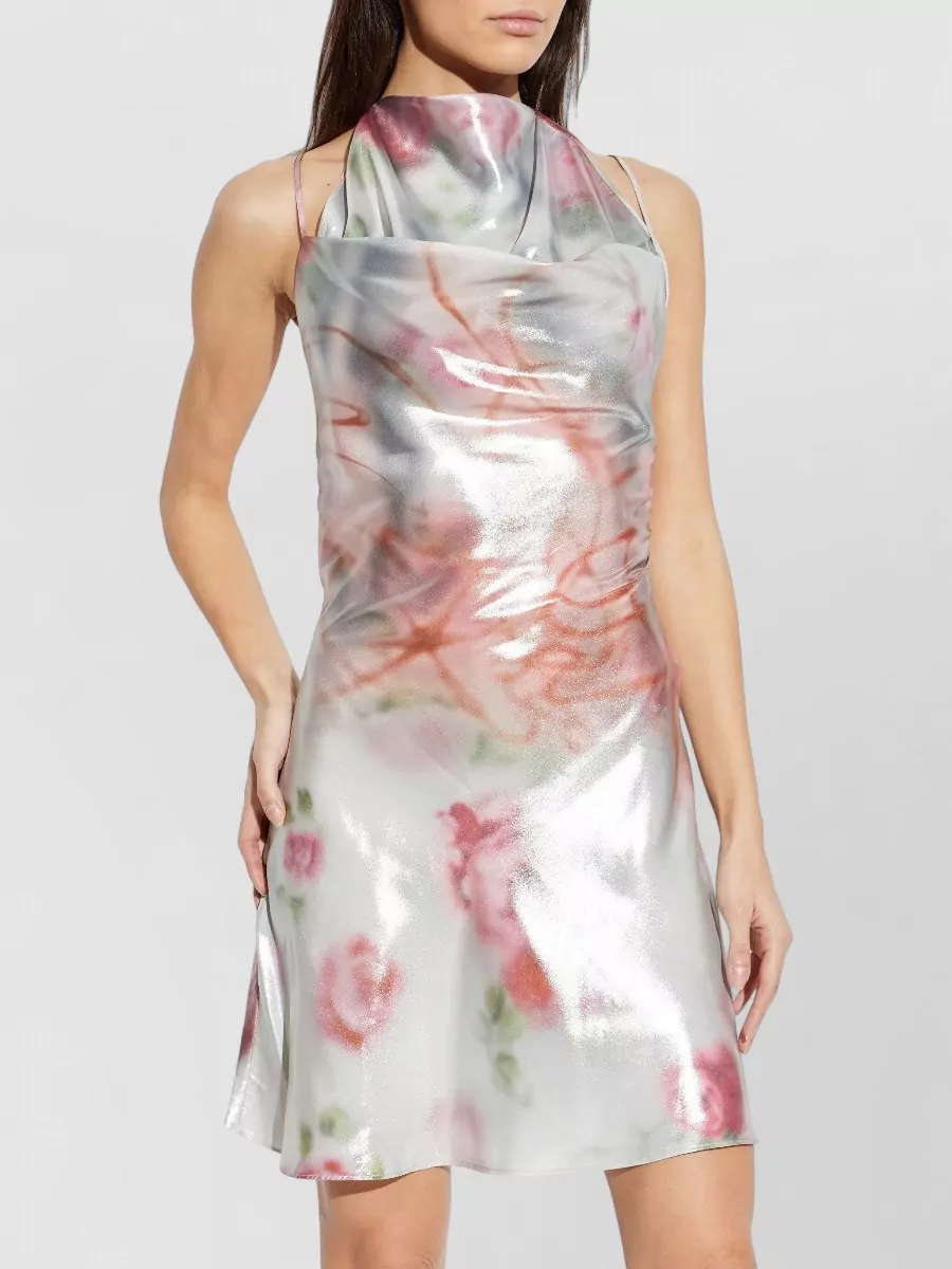 Diesel draped slim-fit knee-length dress