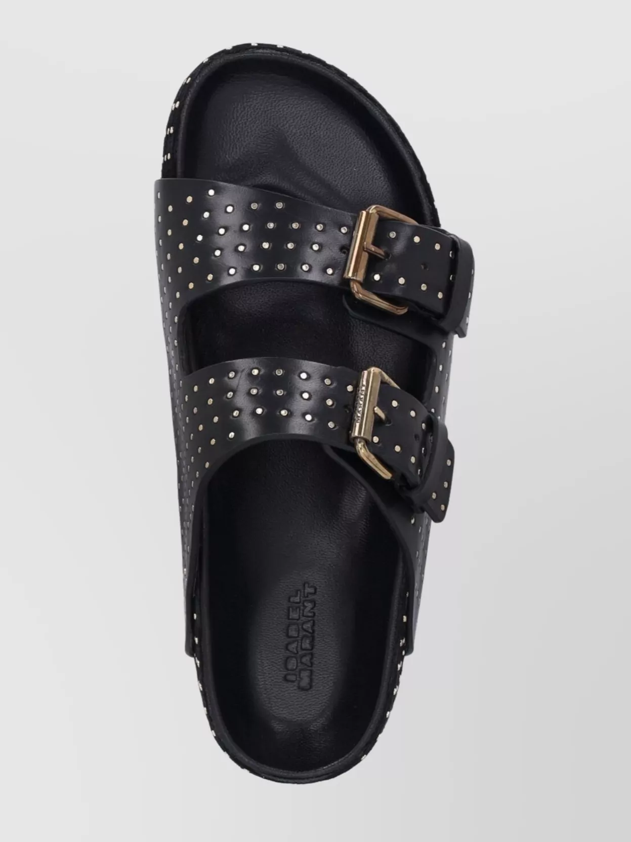 ISABEL MARANT HEELED SANDALS WITH STUDS AND OPEN TOE