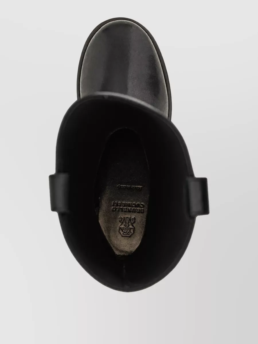 Brunello Cucinelli Leather Riding Boots