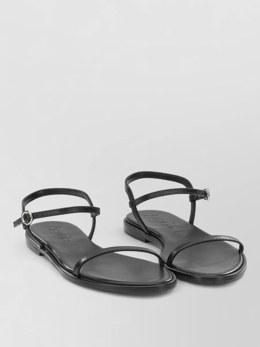 Aeyde leather flat slides