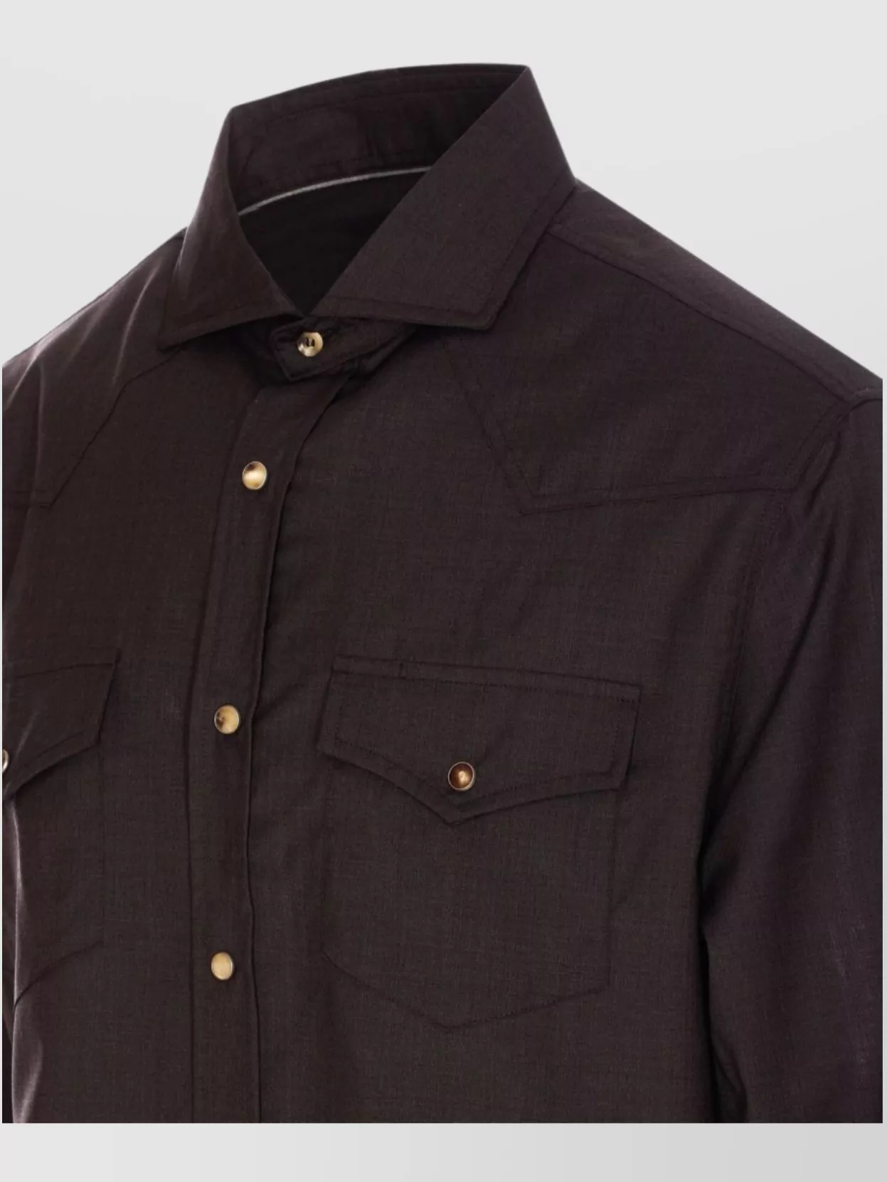 Brunello Cucinelli Shirt With Chest Pockets And Long Sleeves