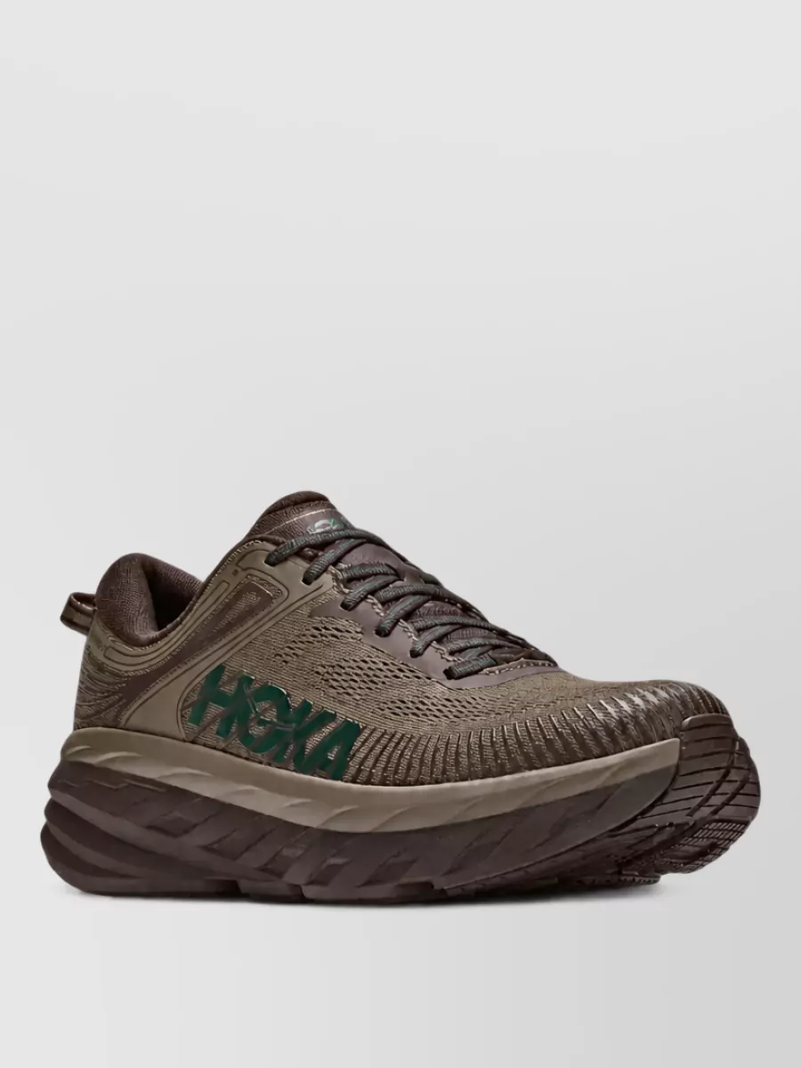 Hoka One One textile low-top sneakers