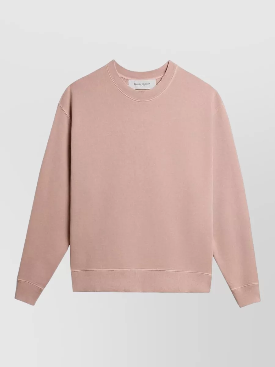 Golden Goose Ribbed Cotton Crewneck Sweatshirt