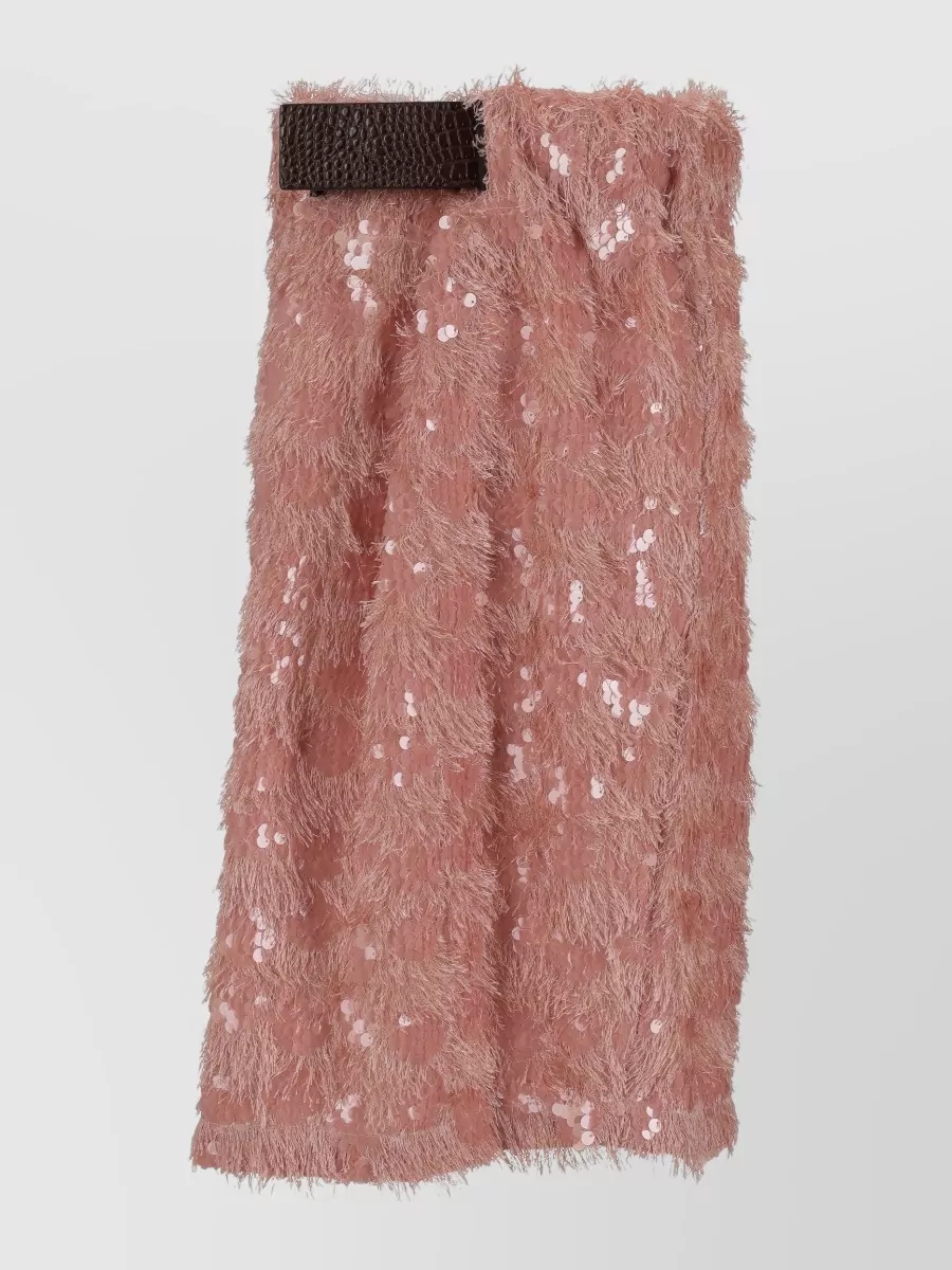 Niccolò Pasqualetti Sequin Midi Skirt