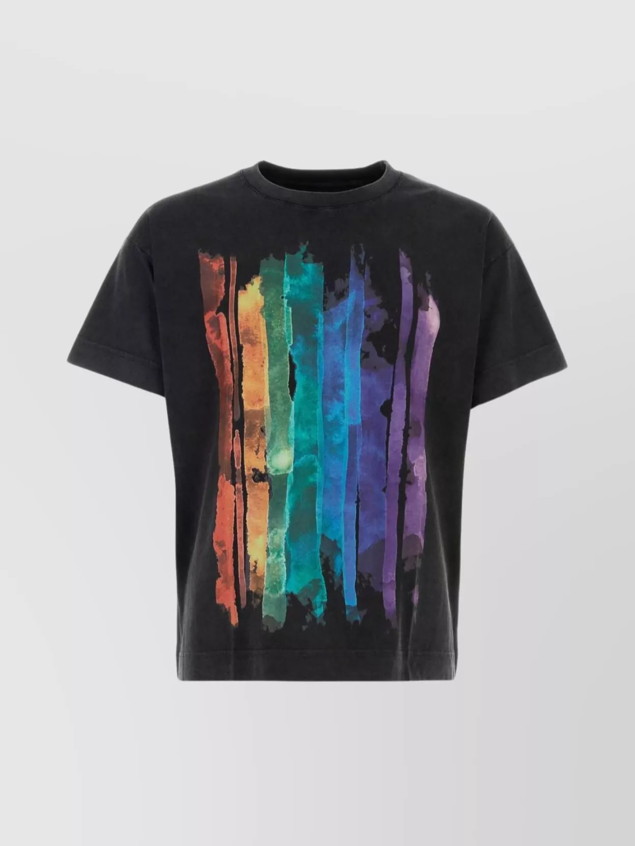Shop Givenchy Cotton Crew Neck T-shirt With Graphic Print