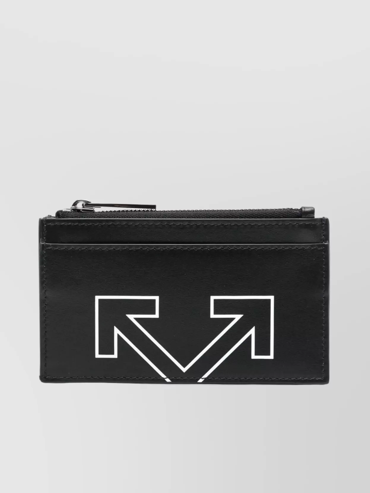 Off-white Leather Card Holder Duo Tone