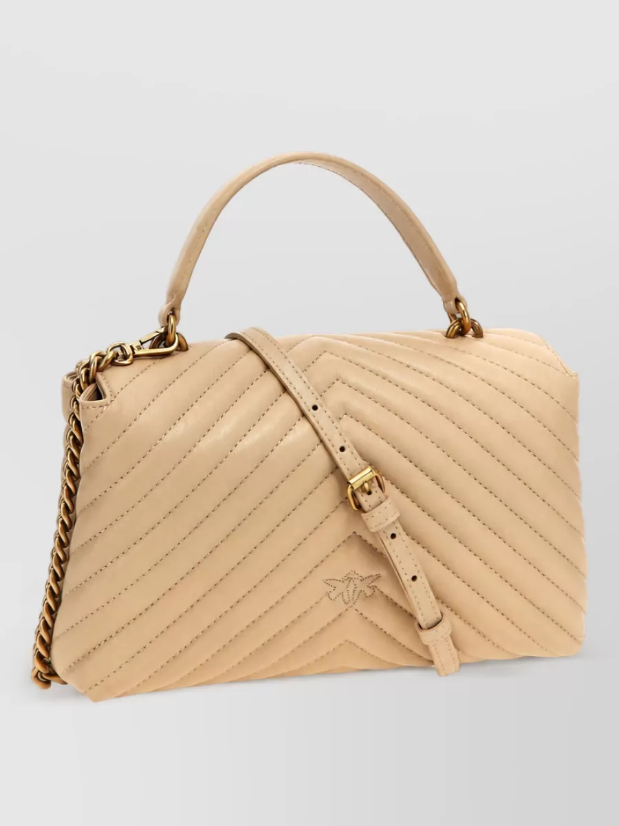 Pinko Love Bag Lady Leather Clutch Bag