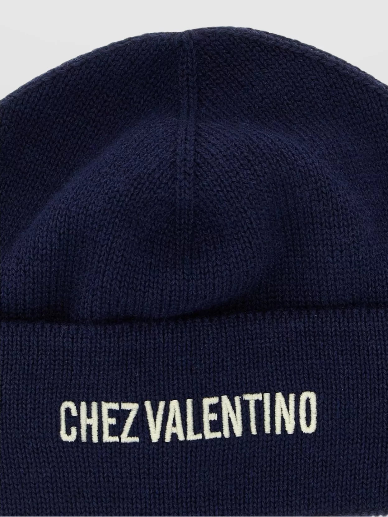 Valentino Garavani 'Chez Valentino' Cap Ribbed Knit