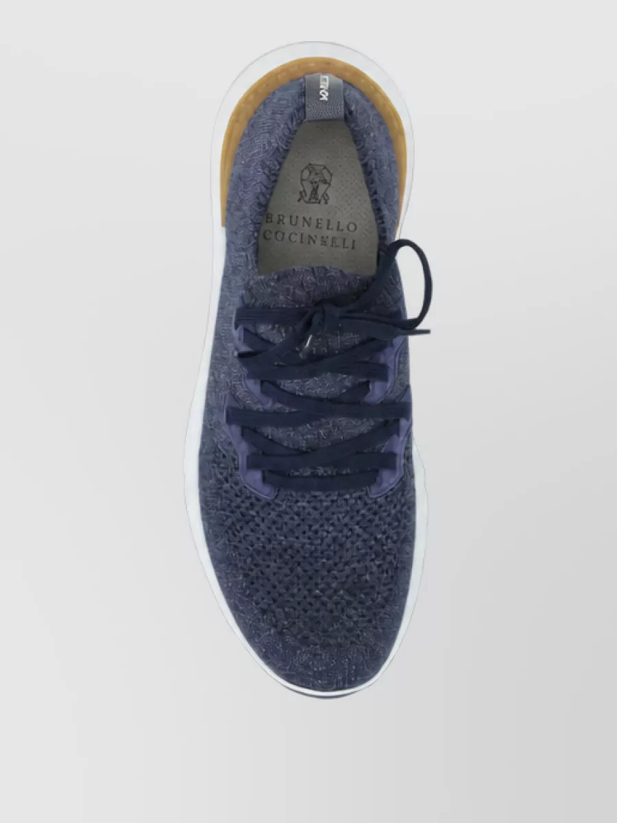 Brunello Cucinelli Cotton Low-Top Sneakers