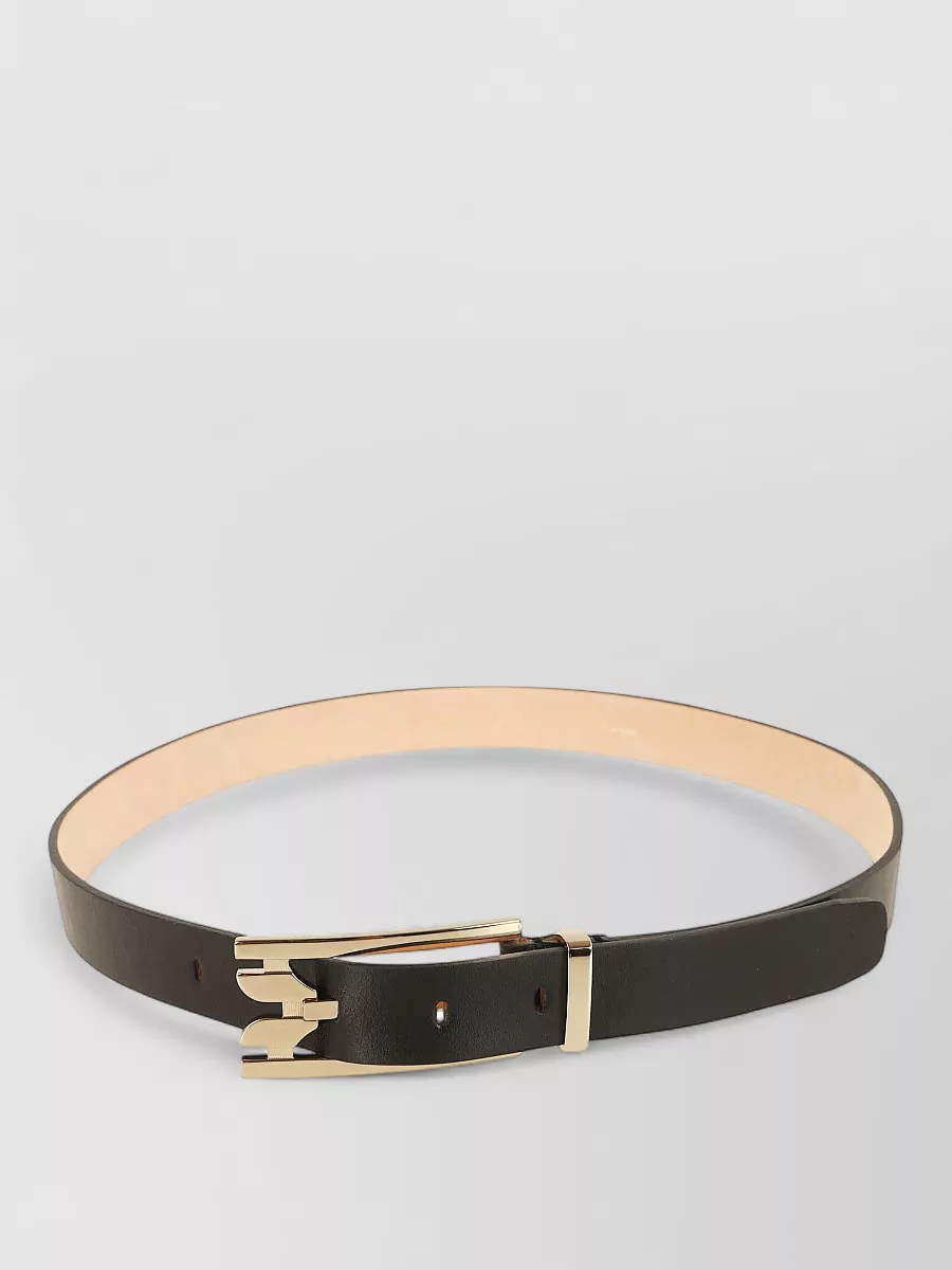 Victoria Beckham leather dorian pin buckle belt