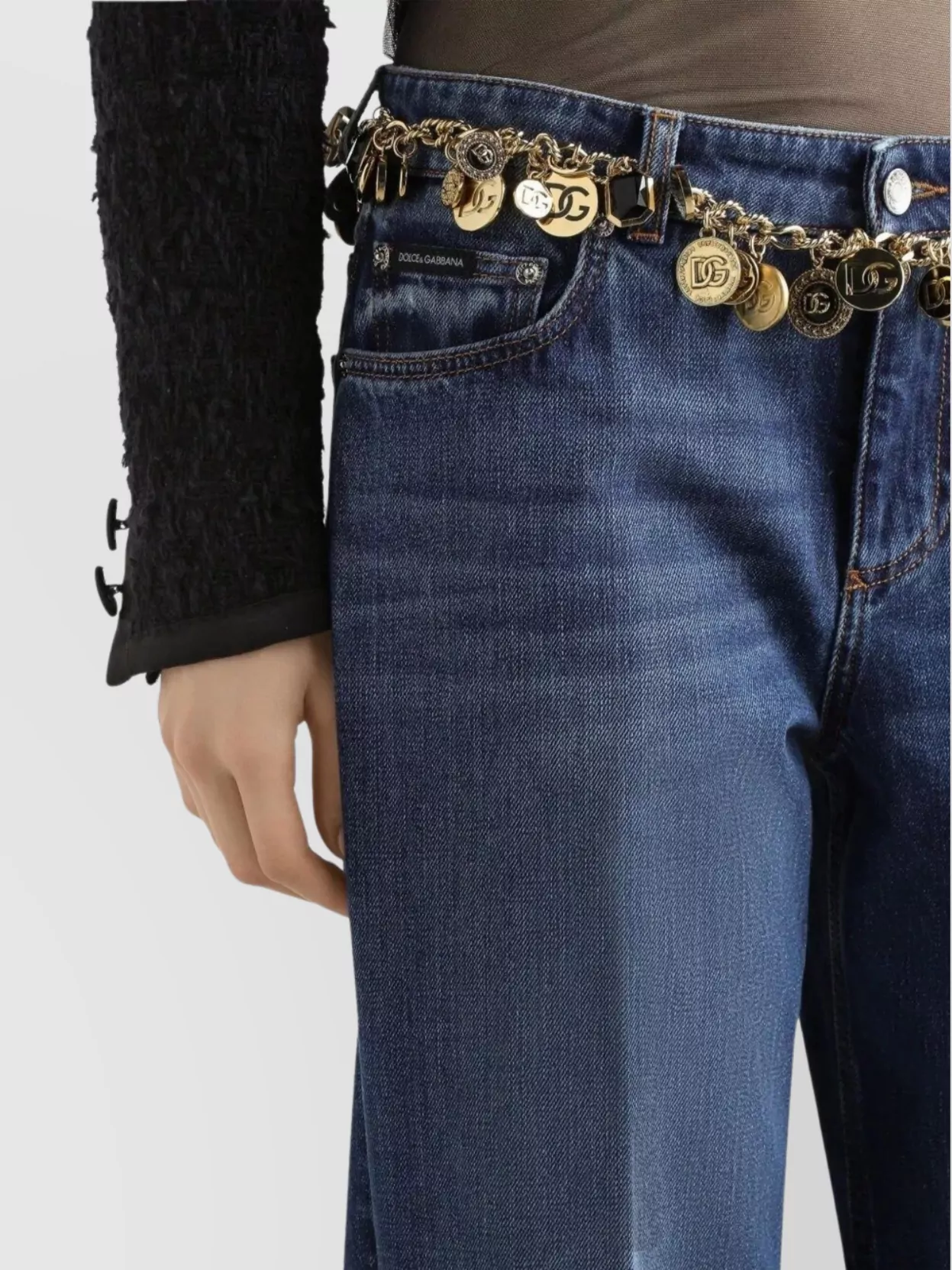 Dolce & Gabbana 5-pocket Denim Trousers Clothing In Blue