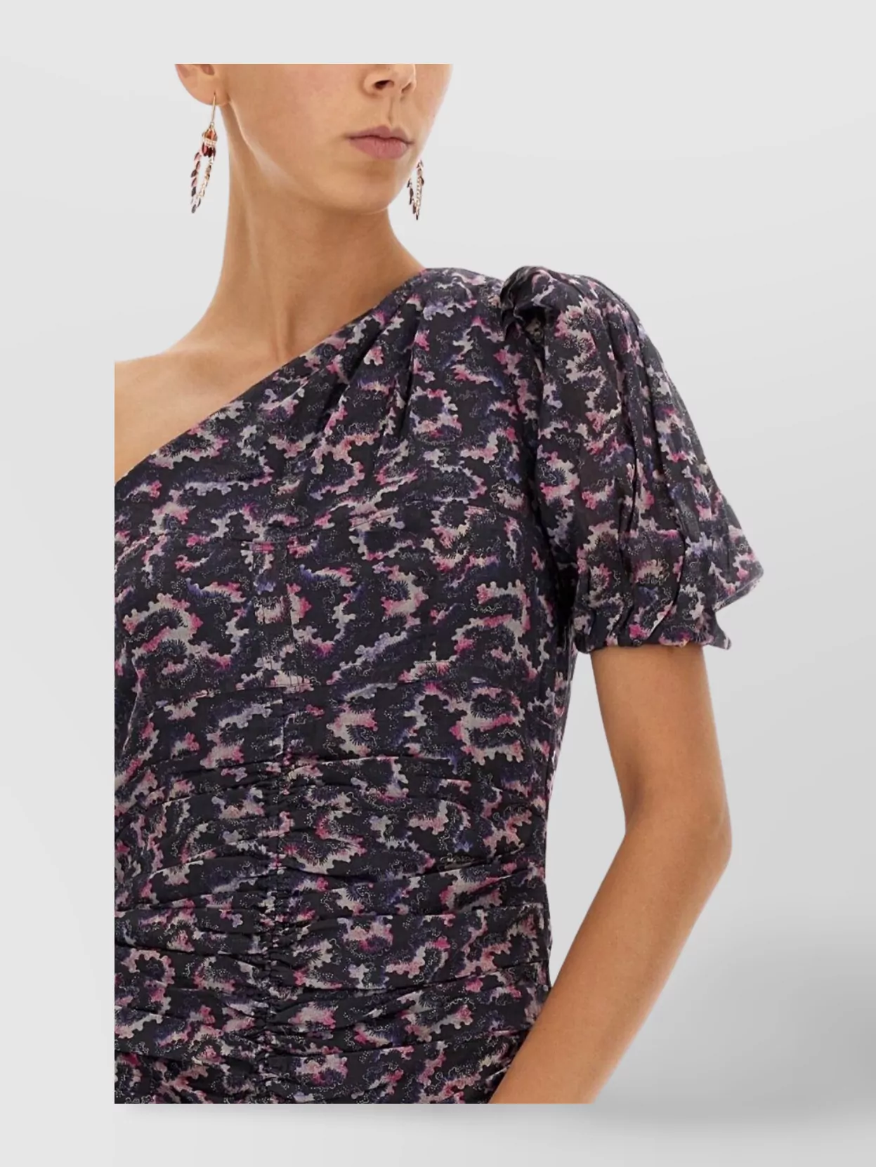 Shop Isabel Marant Étoile "lecia" One Shoulder Dress
