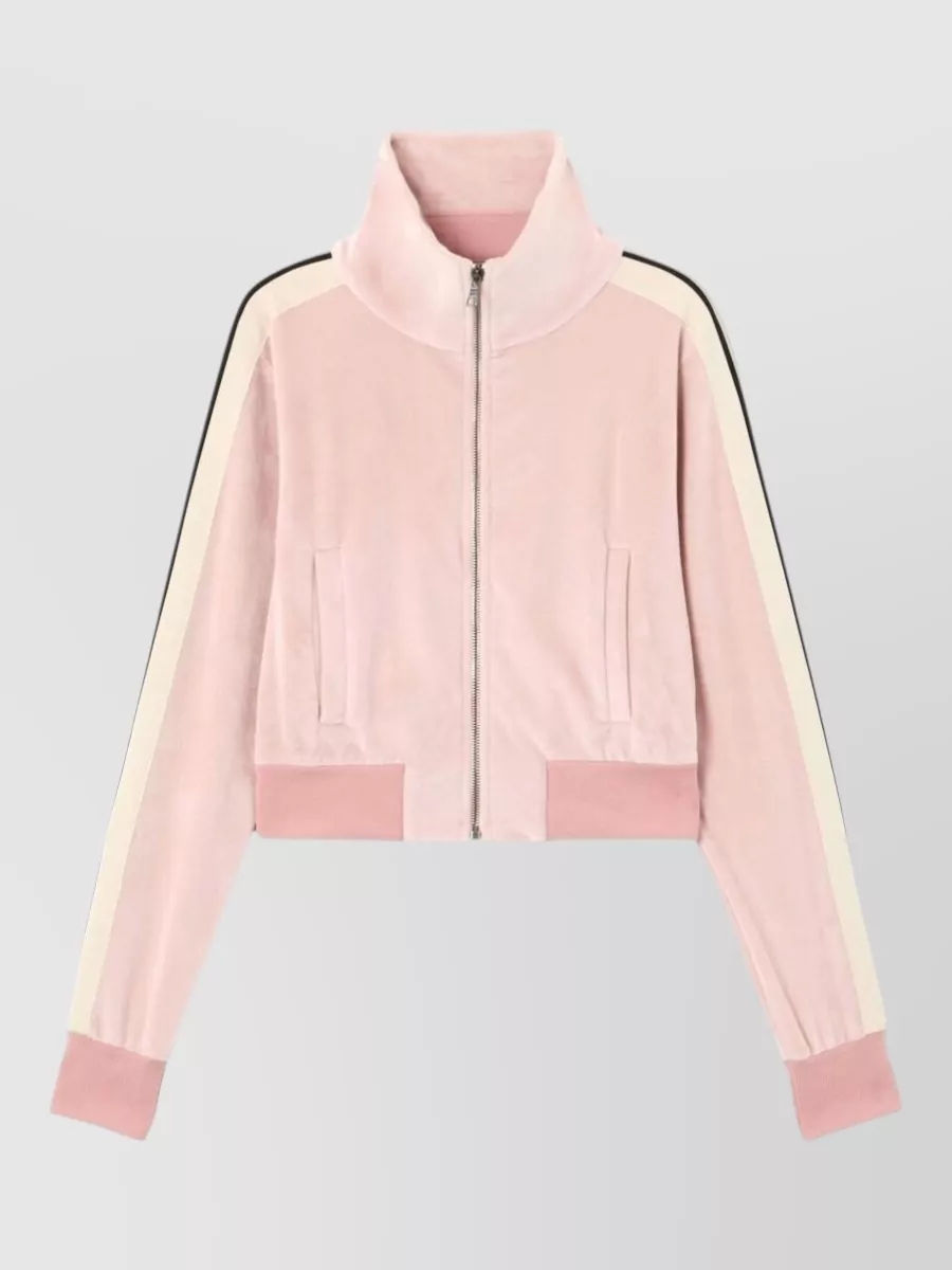 Palm Angels Chenille Track Bomber Jacket
