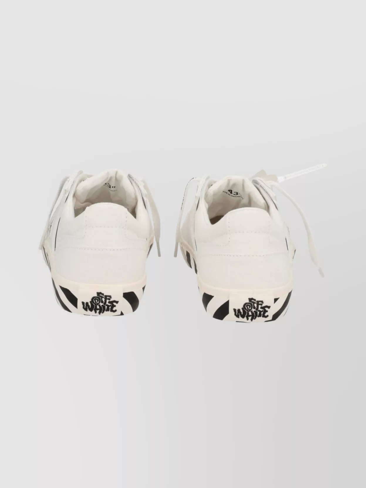 Off-White Casual Low-Top Sneakers Rubber Sole