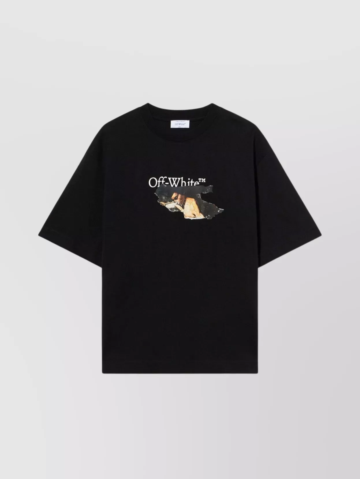 Off-white Graphic Arrow Design Short Sleeve T-shirt In Black