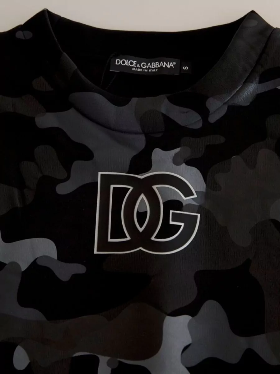 Dolce&Gabbana Camouflage Printed Long-Sleeve Sweatshirt