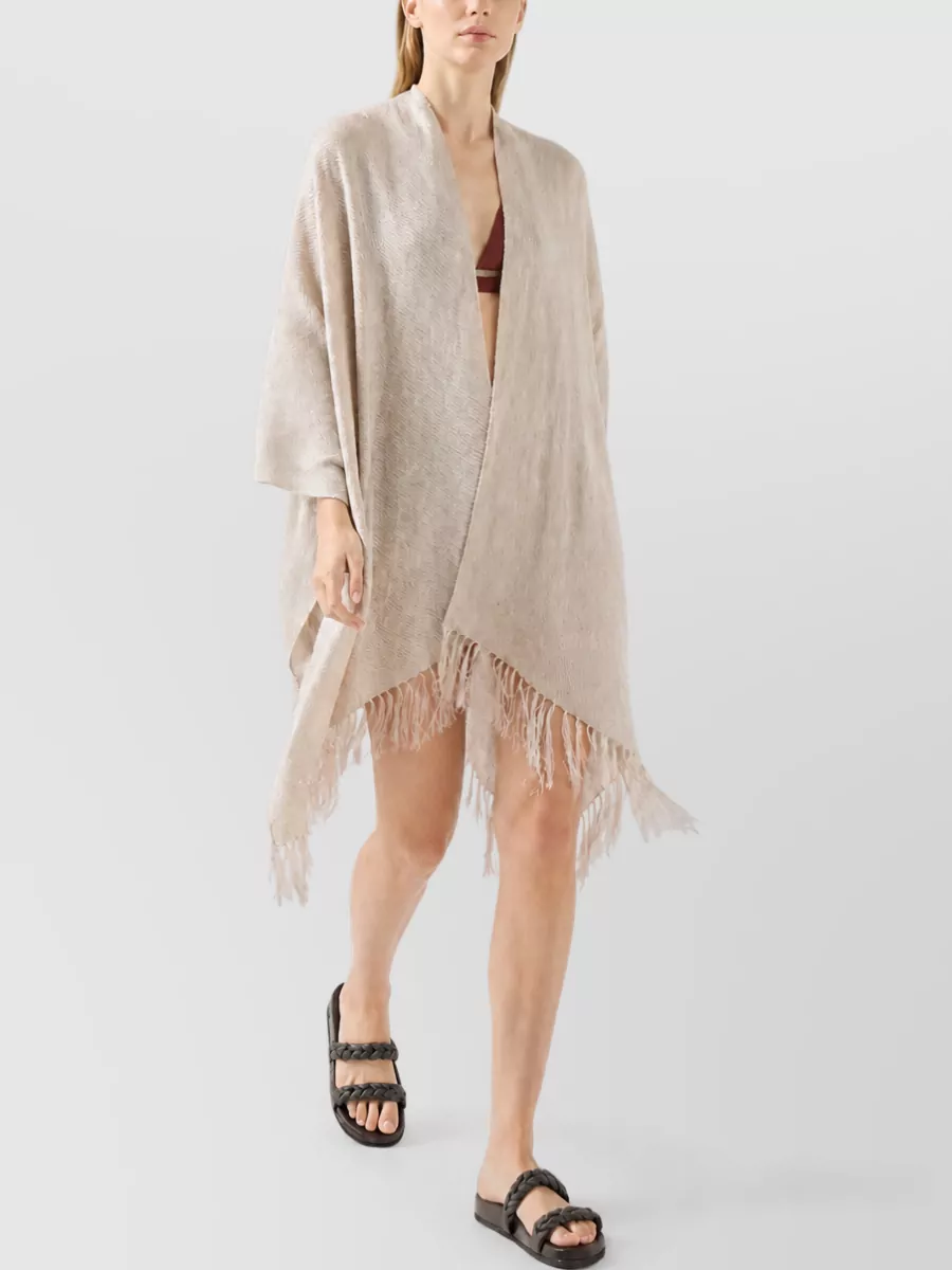 Brunello Cucinelli Linen Poncho