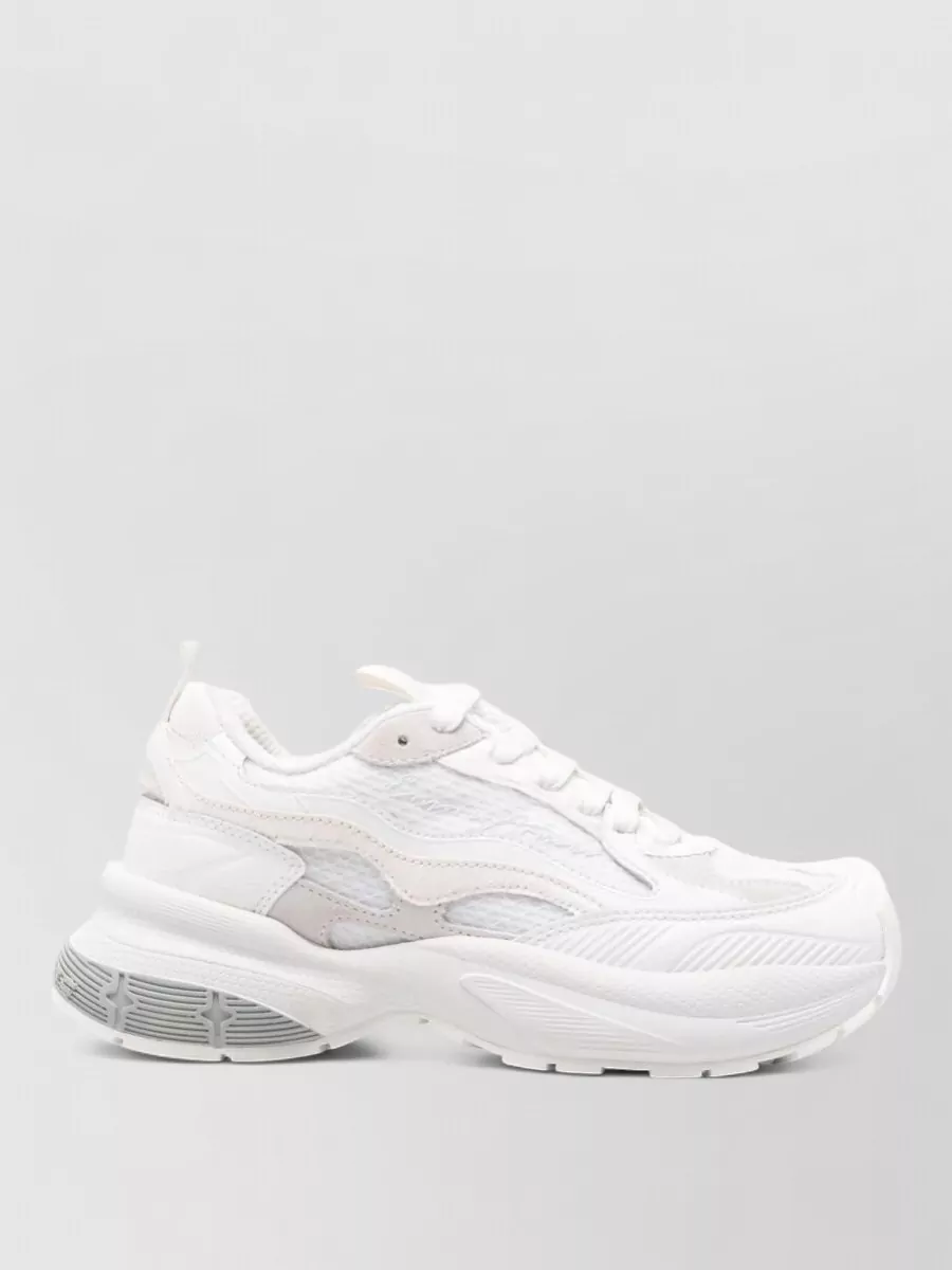 Emporio Armani Mesh Sneakers Chunky Sole Pull Tab