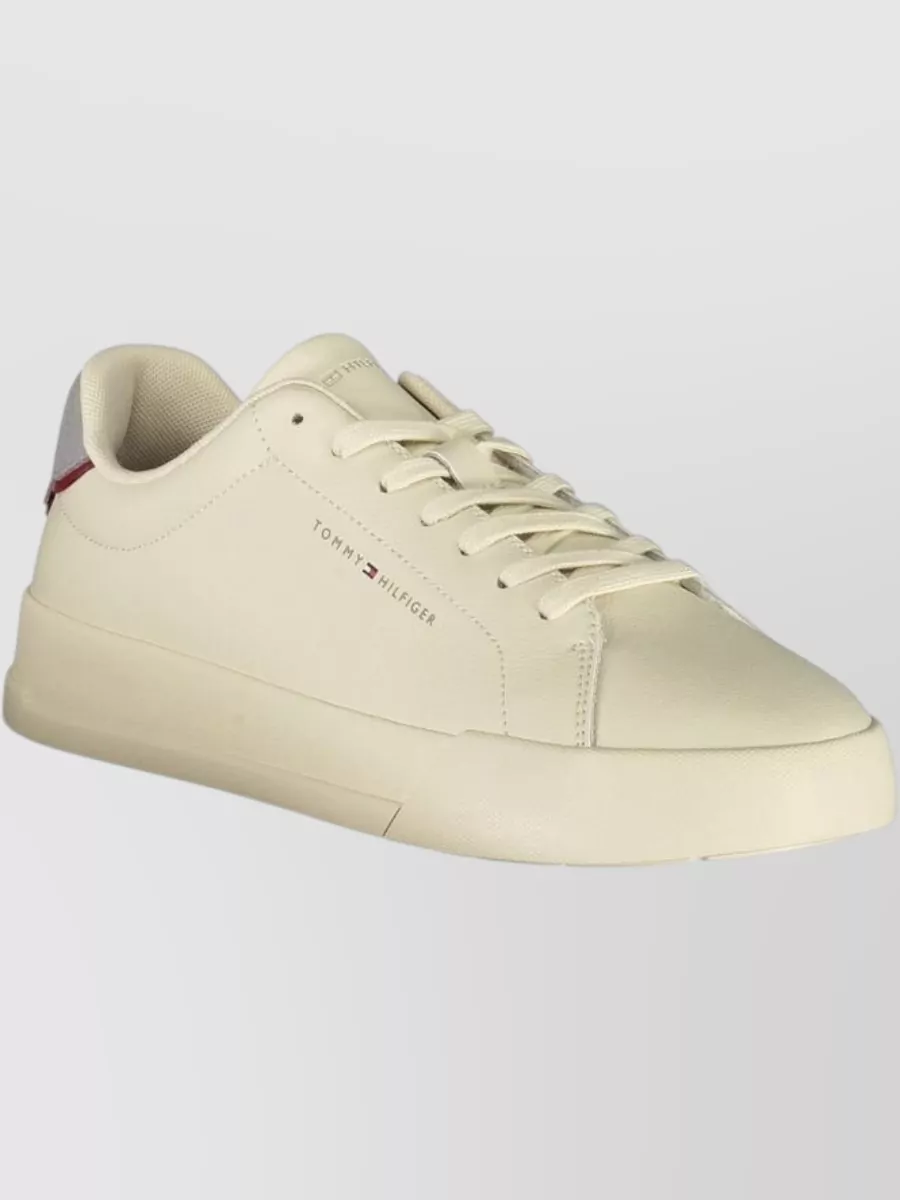 Tommy Hilfiger Leather Lace-Up Sneakers