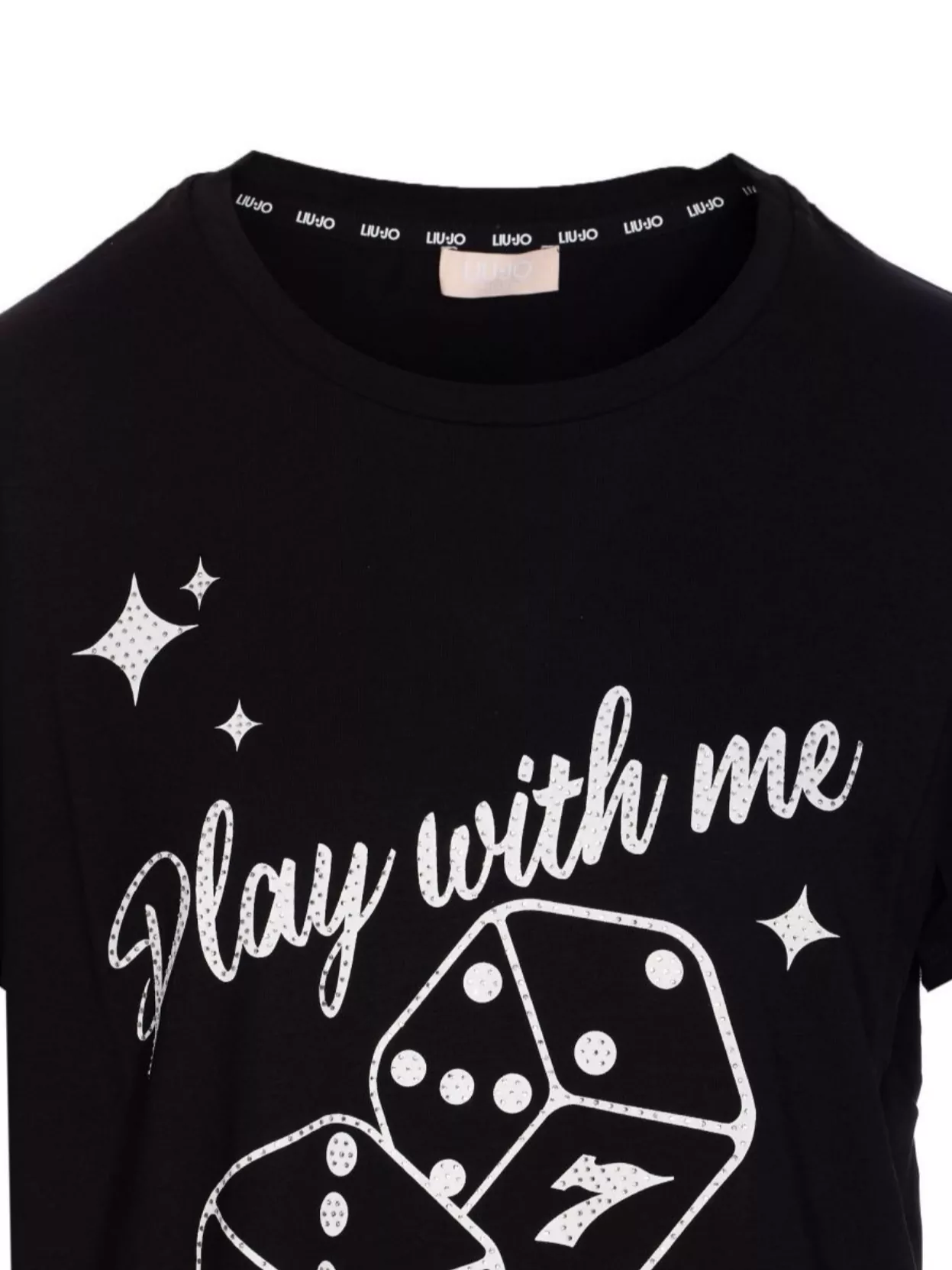 Liu Jo Graphic Print Short Sleeve Casual Top