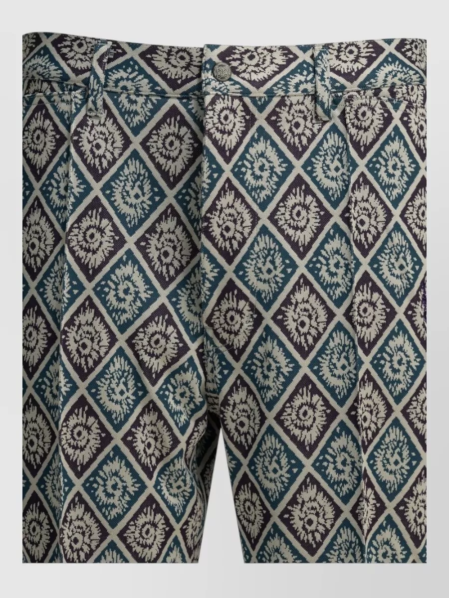 Needles polyester boot cut tailored shorts