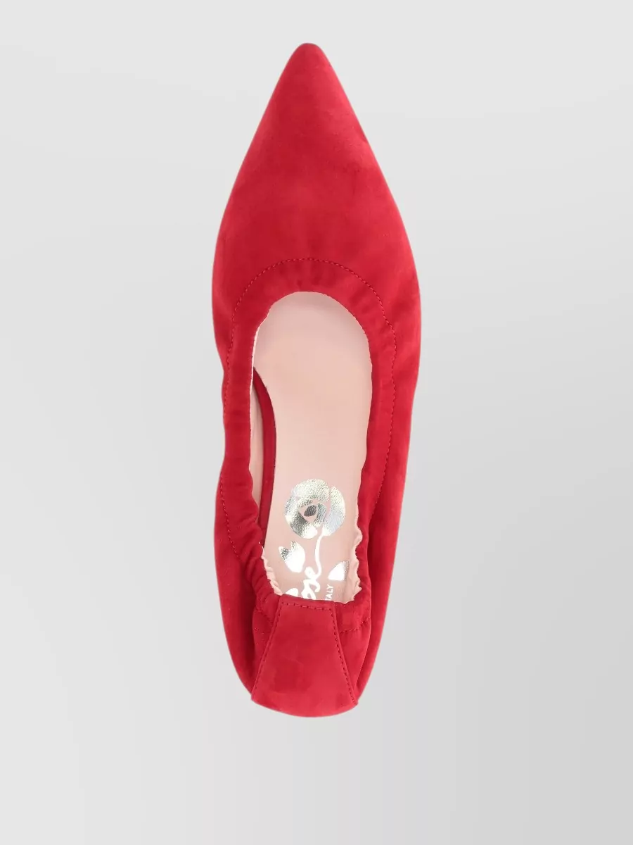 La Rose Suede Leather Pumps