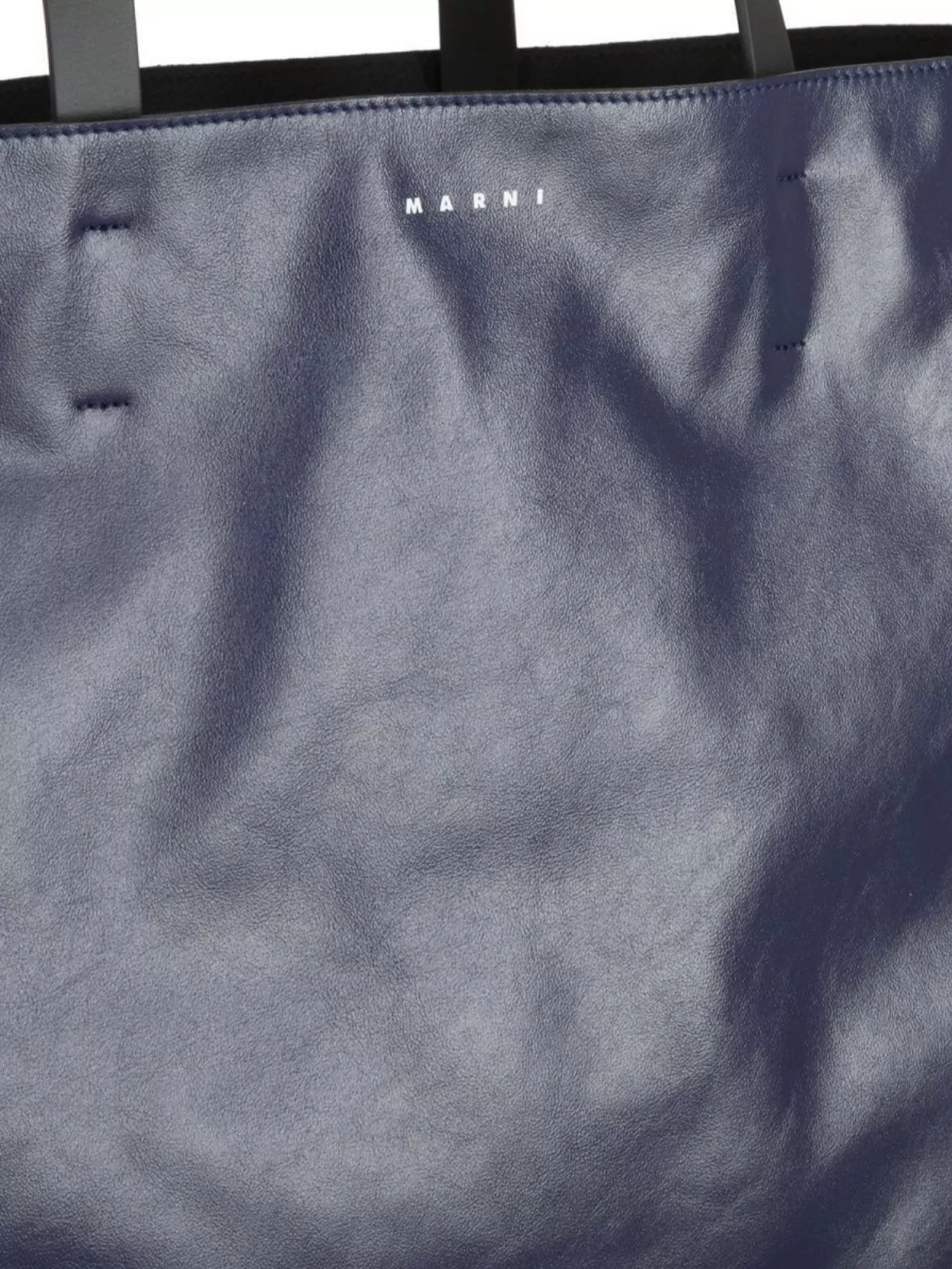 Marni Tote Bag Leather Double Handles