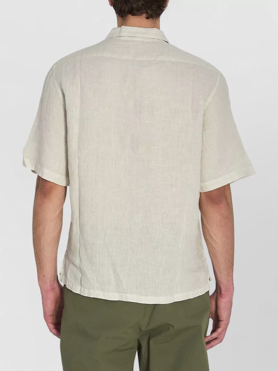 Barena Linen Short-Sleeve Regular-Fit Shirt