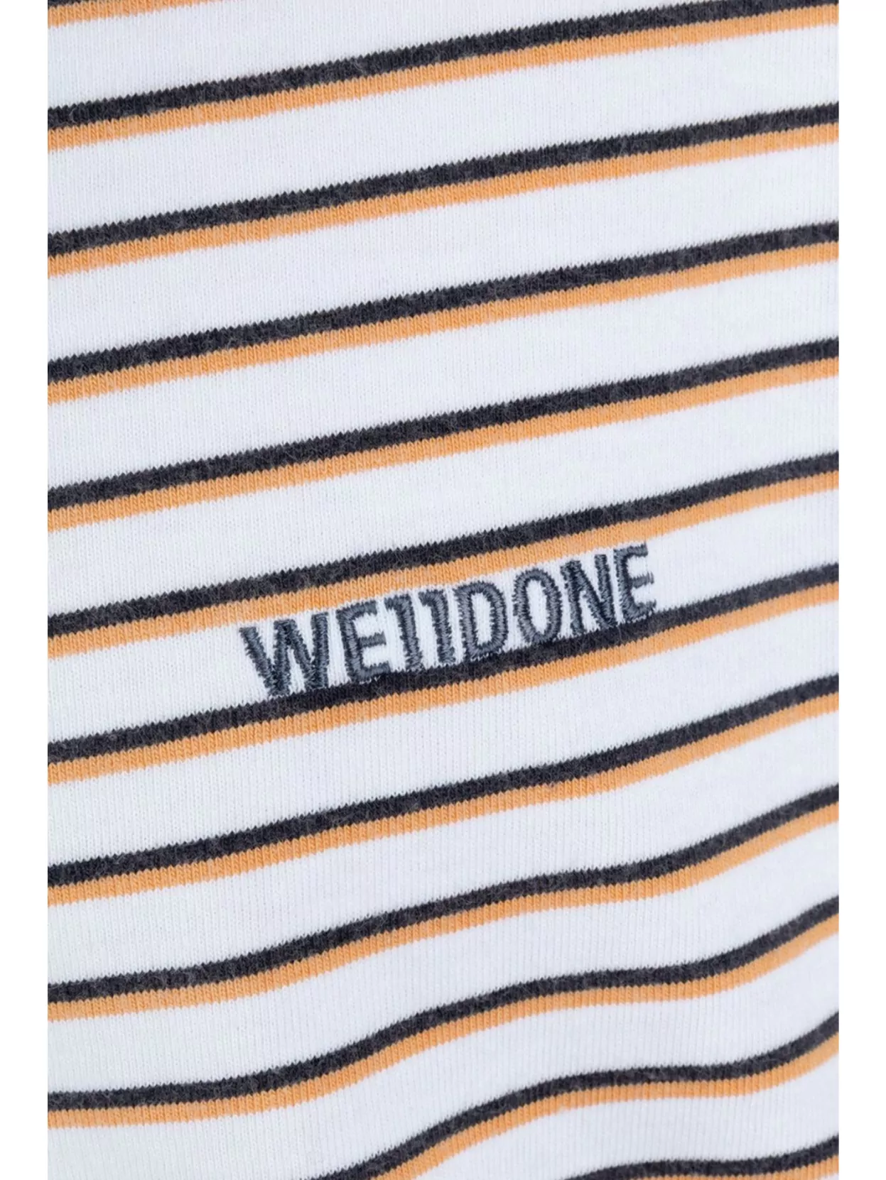 We11 Done Striped Crew Neck Long Sleeves T-Shirt