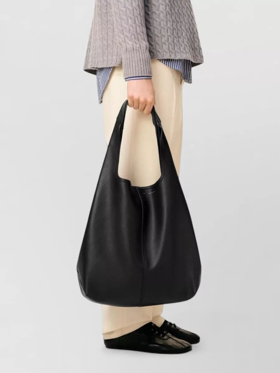 Ami Paris Shoulder Bag Single Top Handle Strap