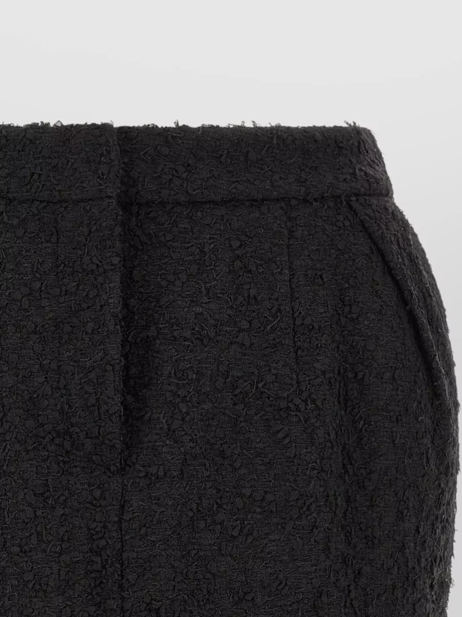 Magda Butrym Bouclé High-Rise Mini Skirt