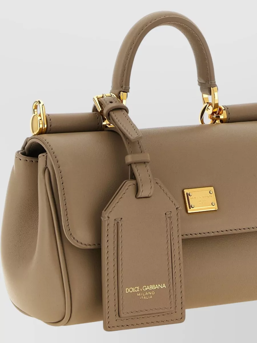 Dolce&Gabbana My Sicily Leather Clutch Bag