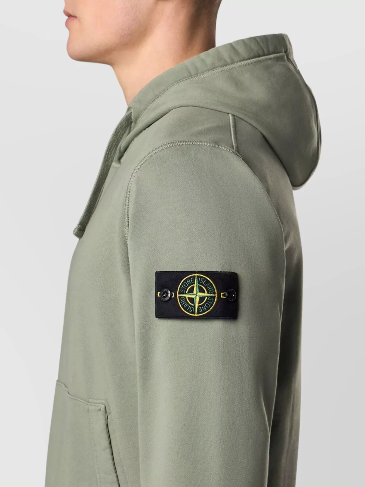 Stone Island Cotton Regular-Fit Hoodie