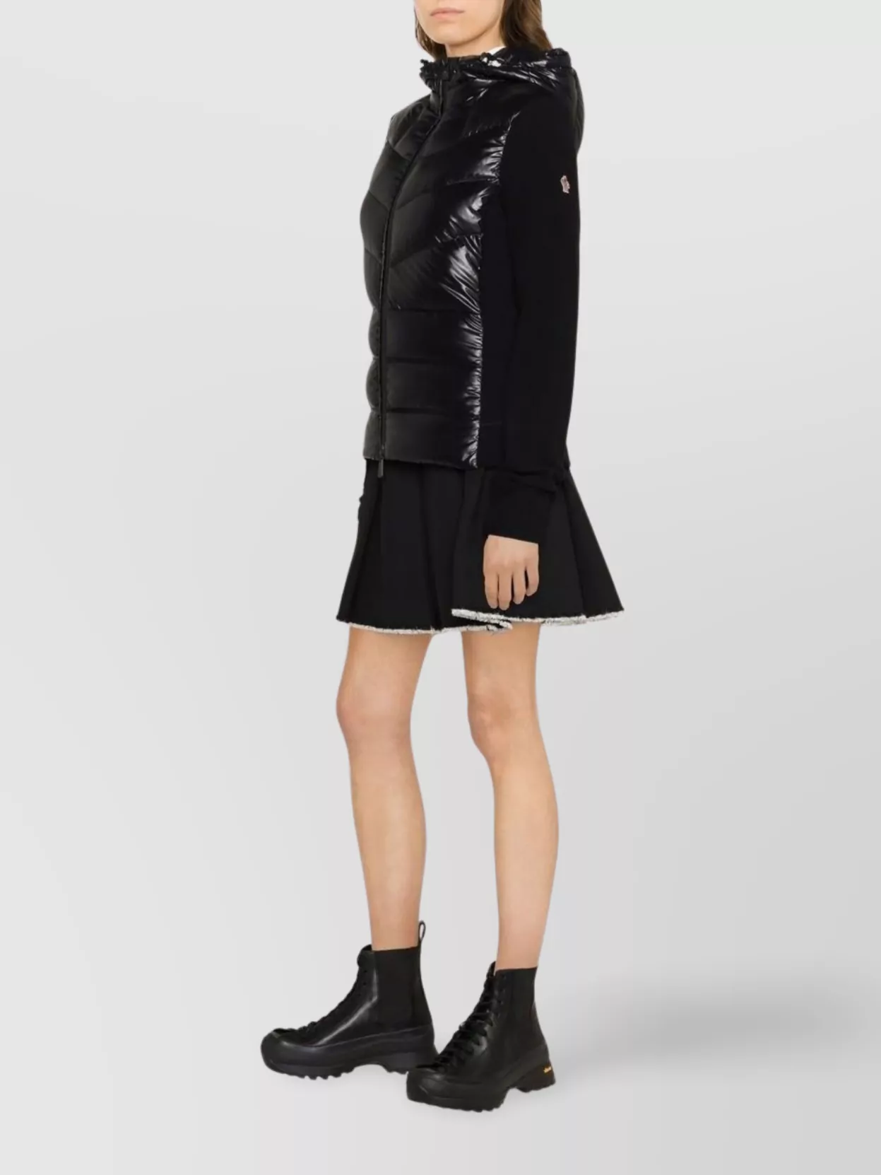 Moncler Grenoble Hooded Long Sleeve Quilted Jacket