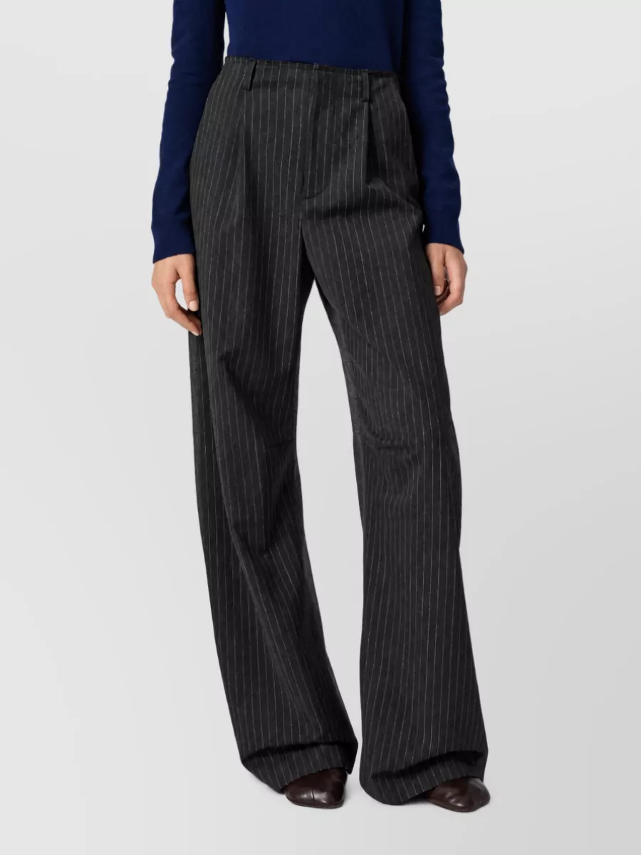 Mm6 Maison Margiela Pinstripe Tailored Trousers