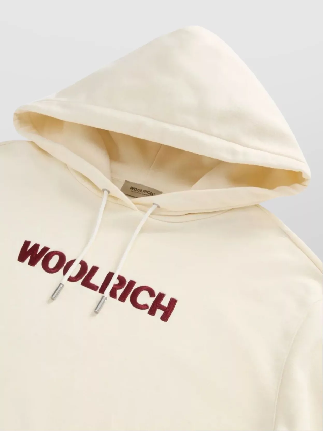 Woolrich Oversized Hoodie In Soft Fleece