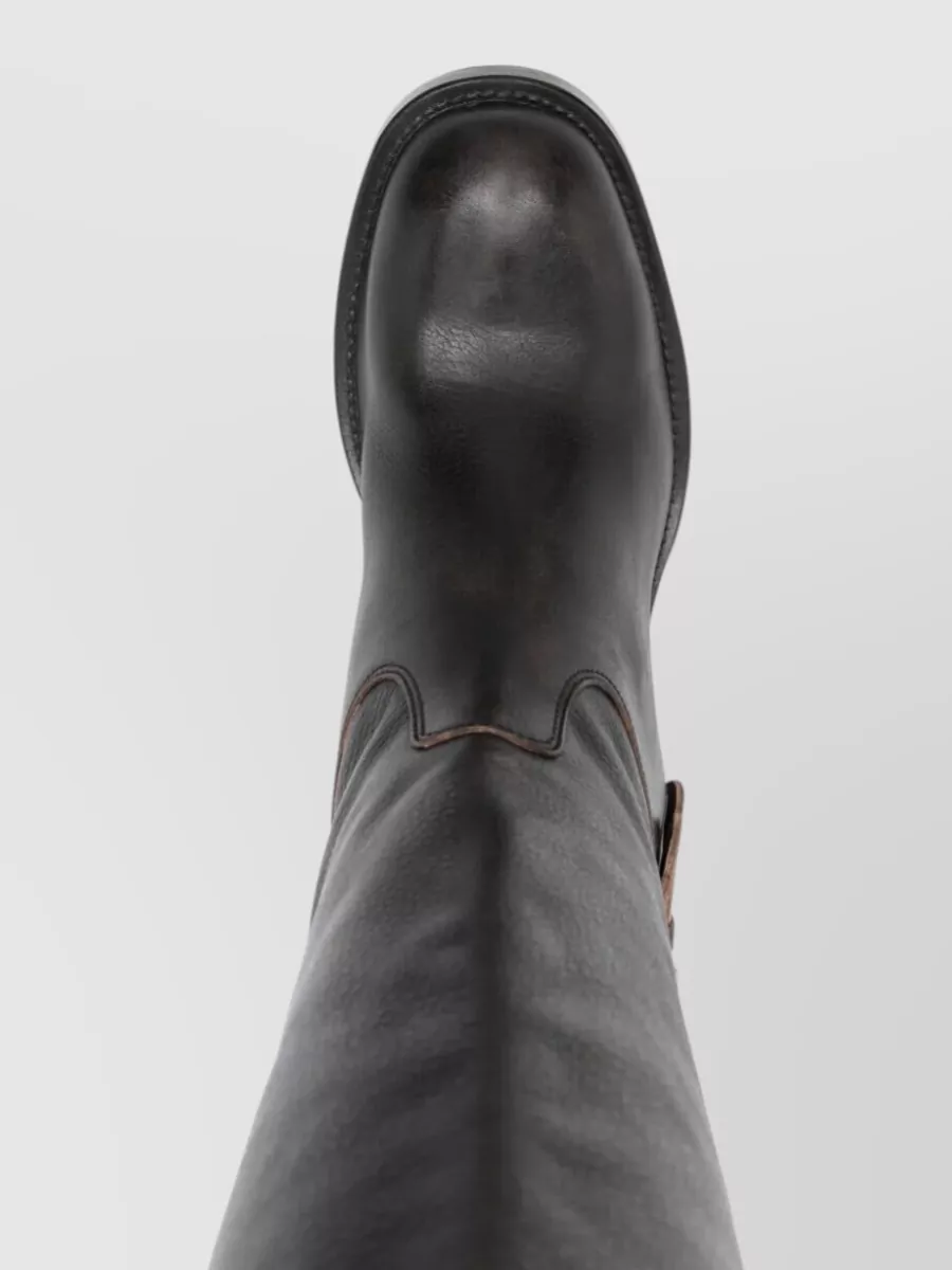 Chloé Leather Dakota Biker Boots
