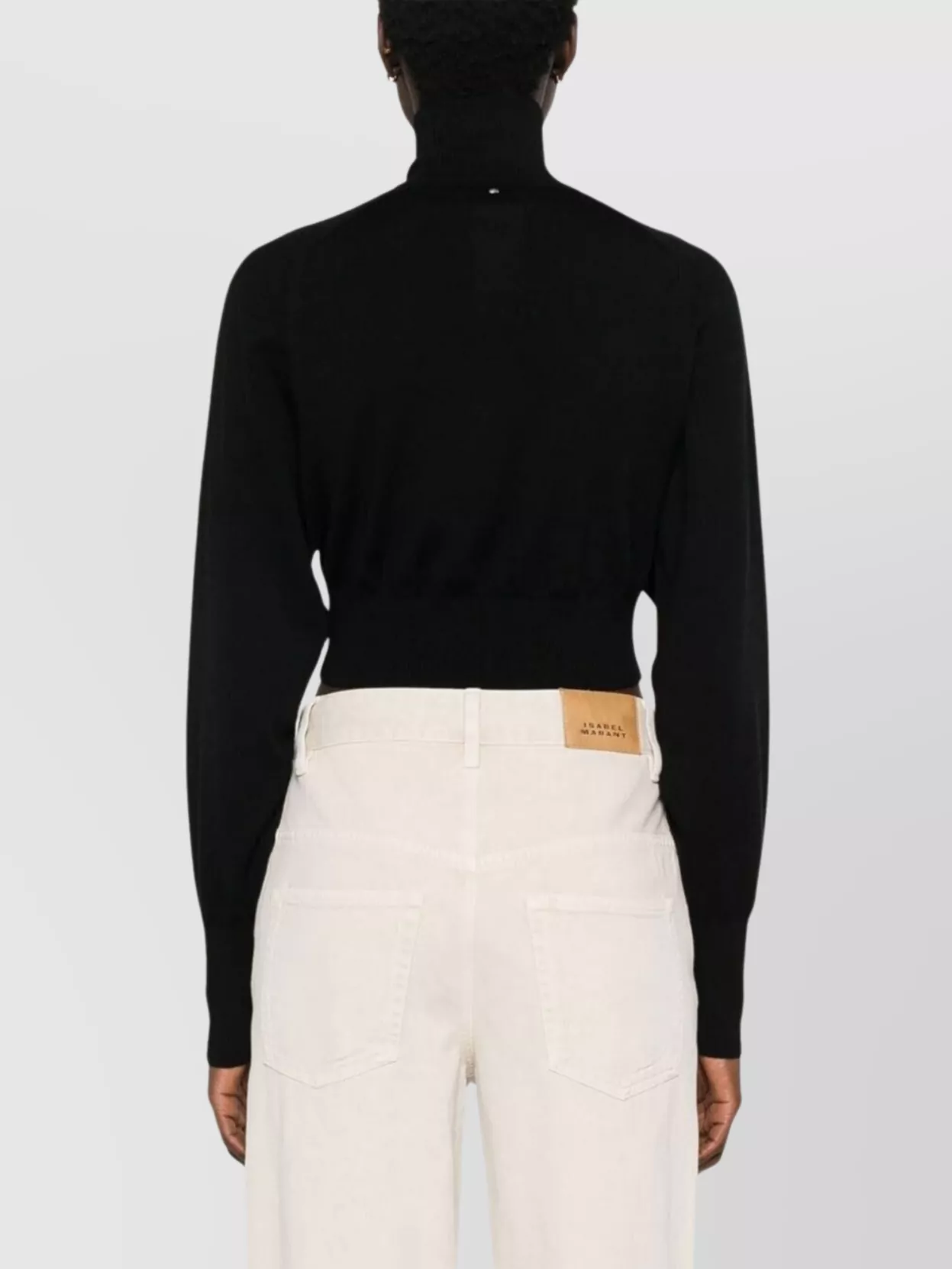 Sportmax Cropped Turtleneck Knitwear Long Sleeves