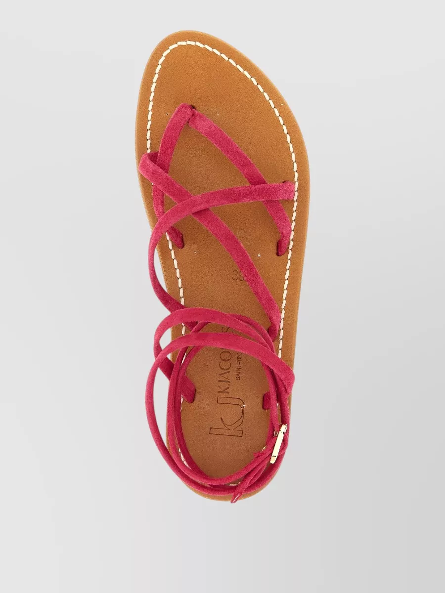 K. Jacques Leather Thong Sandals